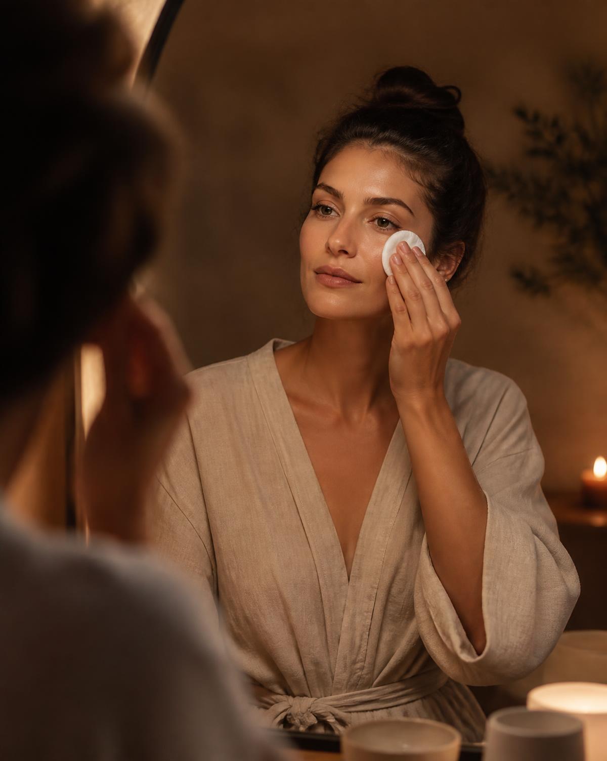 Gäst förbereder sig inför sin head spa-behandling hos ASMR Headspa i Limhamn